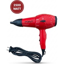 Point Blow Dryer Tam Profesyonel 2500 Watt Ac Motor Fön Makinesi Kırmızı