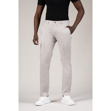 Akçaylar Regular Fit Pamuklu Arka Beli Lastikli Yazlık Chino Pantolon