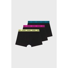 Hugo Pamuklu Logolu 3 Lü Boxer Erkek Boxer 50532611 008