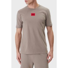 Hugo Pamuklu Regular Fit Logolu Bisiklet Yaka T Shirt Erkek T Shirt 50447978 237