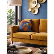 Evanora 5D Baskılı Dekoratif Kırlent Kılıfı