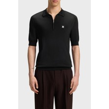 Hugo Logolu Regular Fit Kısa Kollu Fermuarlı Polo Erkek Polo 50542750 001