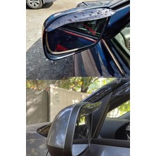 Thentech Araç Yan Görüş Aynası Yağmur Su Koruyucu Şapka Tüm Araçlara Uyumlu