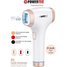 Powertec TR-9999 Ipl Lazer Epilasyon 999.999 Atım Otomatik/manuel 9 Modlu | Buz Başlıklı & Taşıma Çantası Hediyeli