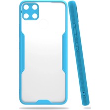 Senka Newface Realme C15 Kılıf Platin Silikon - Mavi