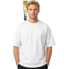 Veracraft Premium 30/2 Süprem Penye Oversize Unisex Tişört - Tok Kumaş Basic T-Shirt