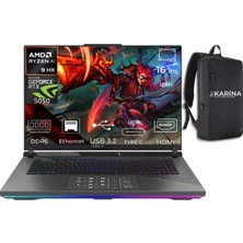 Asus Rog Strix G16 Ryzen 9 8940HX G614PH-RV036-K10 64GB 2tb RTX5050 8gb Freedos 16" 165Hz Wuxga Gaming Laptop