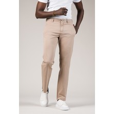Akçaylar Regular Fit Pamuklu Arka Beli Lastikli Yazlık Chino Pantolon