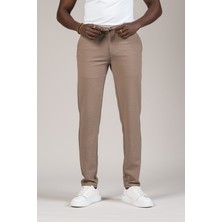 Perpant Slimfit Armürlü Beli Iplikli ve Lastikli Likralı Yazlık Jogger Pantolon