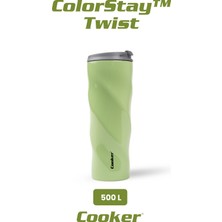 Cooker Colorstay Twist 500 ml Paslanmaz Çelik Bardak Termos CKR2051