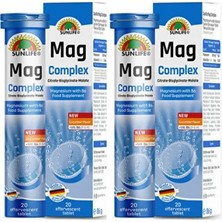 Sunlife Mag Complex 20 Efervesan Tablet 2'li
