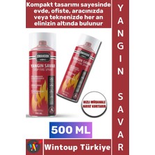 Wintoup #yangınsavar Ev Ofis Otomobil Kamp Acil Durum Hızlı Müdahale Söndürme Tüpü Sprey Yangın Savar 500 ml