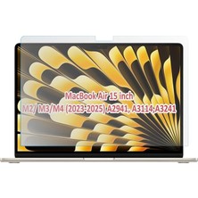 ECR MOBILE Macbook Air 15 Inç M4-M5 Tam Uyumlu Esnek 9H Nano Ekran Koruyucu