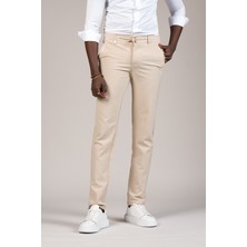 Perpant Slimfit Ince Çizgili Beli Iplikli ve Lastikli Likralı Yazlık Jogger Pantolon