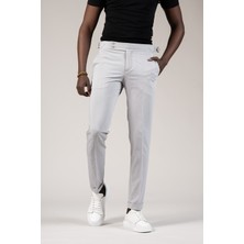 Perpant Slimfit Kemer Tokalı Yazlık Kumaş Pantolon