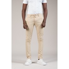 Advante Slimfit Dokulu Dar Paça Beli Lastikli ve Iplikli Yazlık Jogger Pantolon