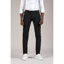 Perpant Slimfit Ince Çizgili Beli Iplikli ve Lastikli Likralı Yazlık Jogger Pantolon