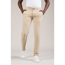 Perpant Slimfit Armürlü Beli Iplikli ve Lastikli Likralı Yazlık Jogger Pantolon