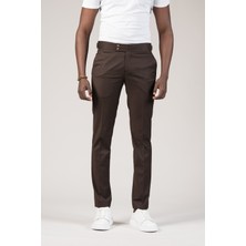 Perpant Slimfit Kemer Tokalı Yazlık Kumaş Pantolon