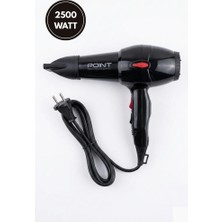 Point Blow Dryer Tam Profesyonel 2500 Watt Ac Motor Fön Makinesi Siyah