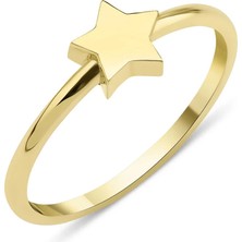 Hakan Mücevherat Yıldız 14 Ayar Çıtır Altın Yüzük