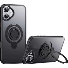 Senka Joko Iphone 16 Avatar 360 Dönen Magsafe Kapak - Siyah