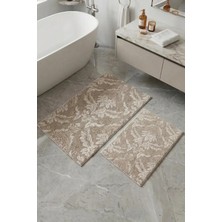 Neşe Home Collection Banyo Paspas Seti 2'li |Yıkanabilir | Leke Tutmaz Klozet Takımı 60X100-40X60CM