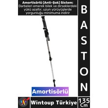 Wintoup #baston Ergonomik Konforlu Outdoor Baston Amortisörlü Ayarlanabilir Trekking Yürüyüş Destek Batonu