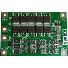 3s 40A Balanslı 12.6V Bms 18650 Lityum Pil Şarj Koruma Devresi