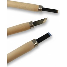 Nar Atölye Ahşap Oyma ve Şekillendirme Başlangıç Seti - Sanat ve Hobi Amaçlı - 3 Parça