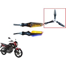 Koçak Motor Kuba TK03 Arka Sinyal Takımı Sarı LED Sinyal - Mavi Park