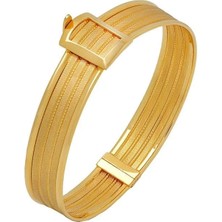 Hakan Mücevherat 14 Ayar Trabzon Hasır Kelepçe Bilezik