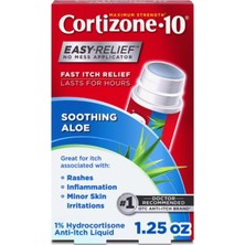 Chattem Cortizone.10 Easy-Relıef Fast Itch Reıef Last For Hours Soothıng Aloe 36 ml