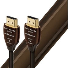 Audioquest Root Beer 18GBPS Optical Active HDMI 2.0b Kablo 15 Metre