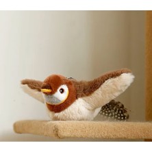 Masa Dostu Şarjlı Peluş Uçan Kuş Oyuncak