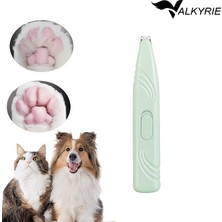 Valkyrie Kedi Köpek Pati Tüy Kesme Makinesi Sessiz Hassas Bölge Traş Cihazı Seramik & Çelik Bıçaklı
