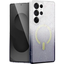 Senka Galaxy S25 Ultra Pummel Shiny Magsafe Kapak - Siyah