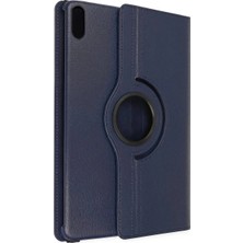 Senka Huawei Matepad 11 10.9 360 Tablet Deri Kılıf - Lacivert