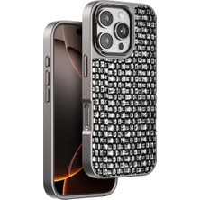 Senka Venco Iphone 16 Pro Max Brand Kapak - Gümüş