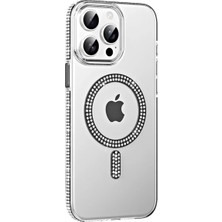 Senka Joko Iphone 15 Pro Move Taşlı Magsafe Kapak - Siyah