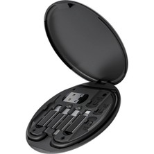 Ulugo SN06 3in1 Kablo ve Kart Düzenleyici - Siyah