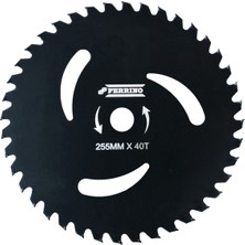 Ferrino 3D Daire Elmas Bıçak 40 Diş 255 mm Siyah
