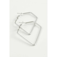 LTG Nova Dörtgen Halka Küpe 4,5 cm