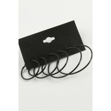 LTG Nova Ince Boru Metal Halka Küpe 6 Adet