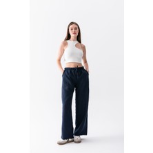 Wega Moda Keten Pantolon Keten Karışımlı Bol Kesim Kadın Pantolon – Rahat Yazlık Günlük Pantolon
