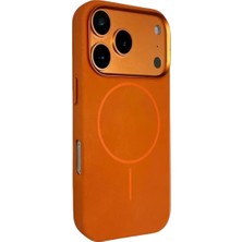 Senka Joko Iphone 17 Pro Luno Deri Magsafe Kapak - Turuncu