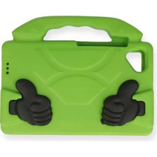 Senka Newface Samsung Galaxy T510 Tab A 10.1 Kılıf Like Stantlı Tablet Silikon - Yeşil