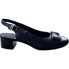 EXTRAFIT Kadın Tokalı Arkası Açık Topuklu Ayakkabı S74269