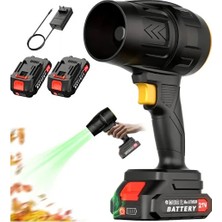 Optivex Şarjlı Jet Turbo Motorlu Hava Üfleme Fan Yaprak Üfleme Araba Içi Cam Kurulama Kapı Önü