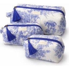 Giftpillowss Kumaş Makyaj Çantası Seti